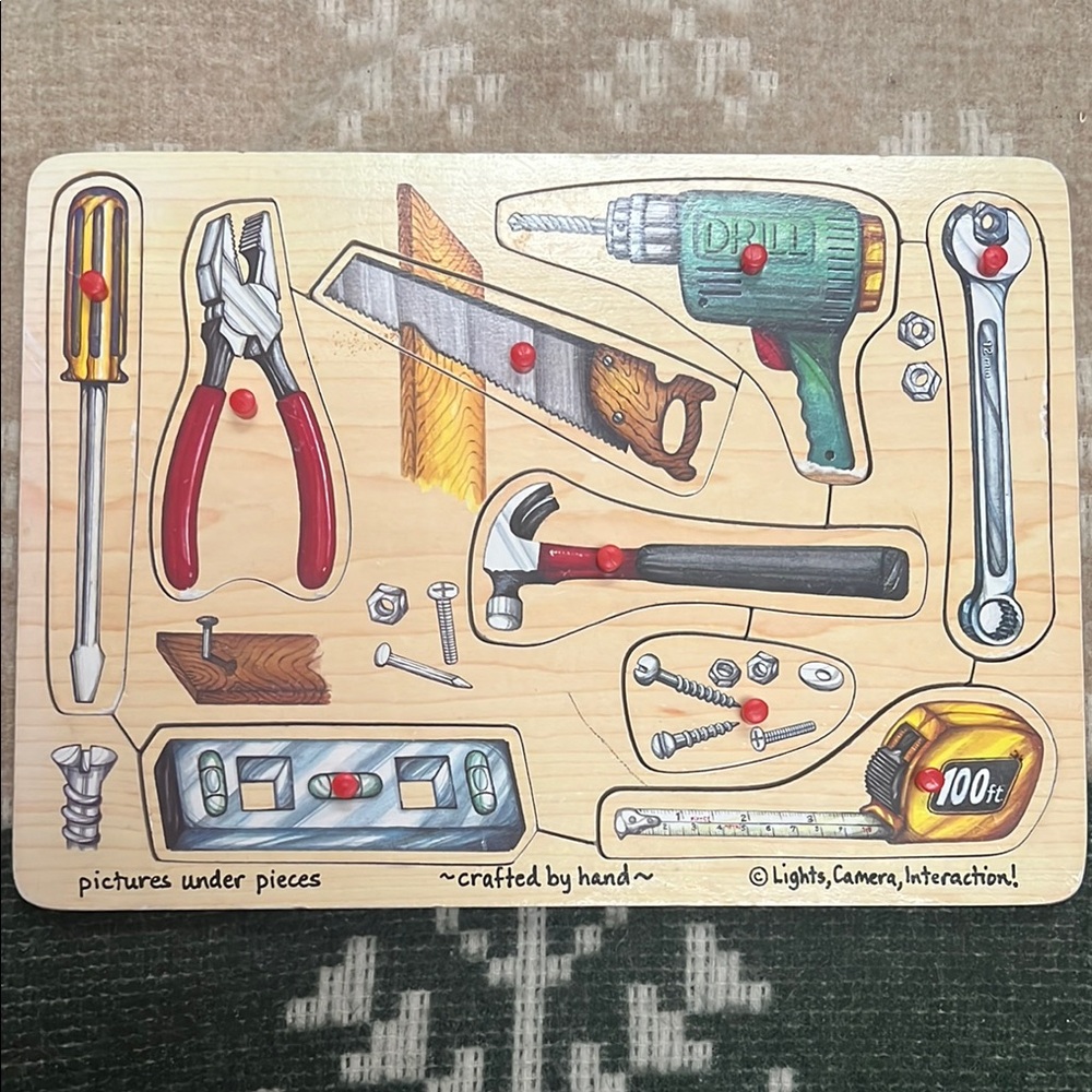 Melissa & Doug Kids Tool Puzzle